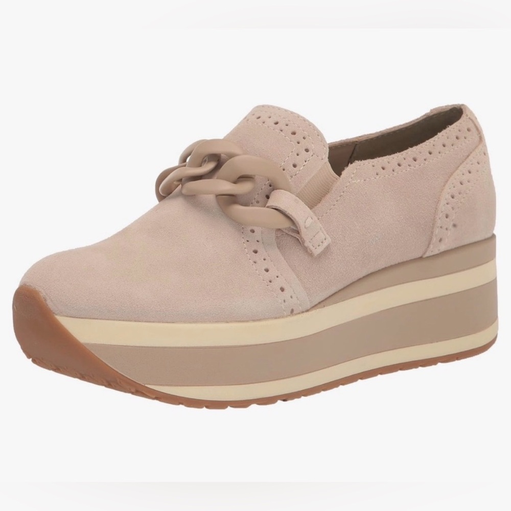 Dolce Vita Women's Jhenee Platform Beige Slip-On Loafer Sneakers, Women’s 8.5 - Picture 6 of 11